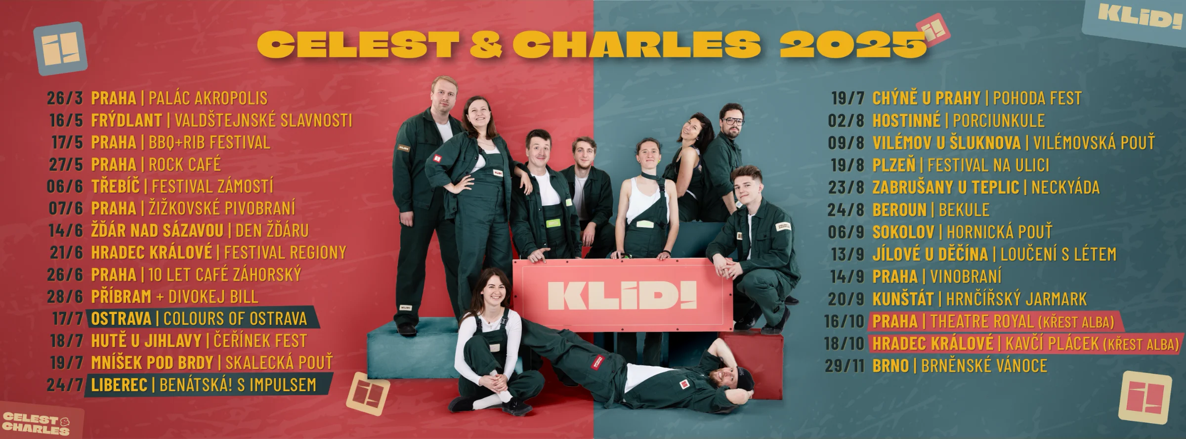 Koncerty v roce 2025